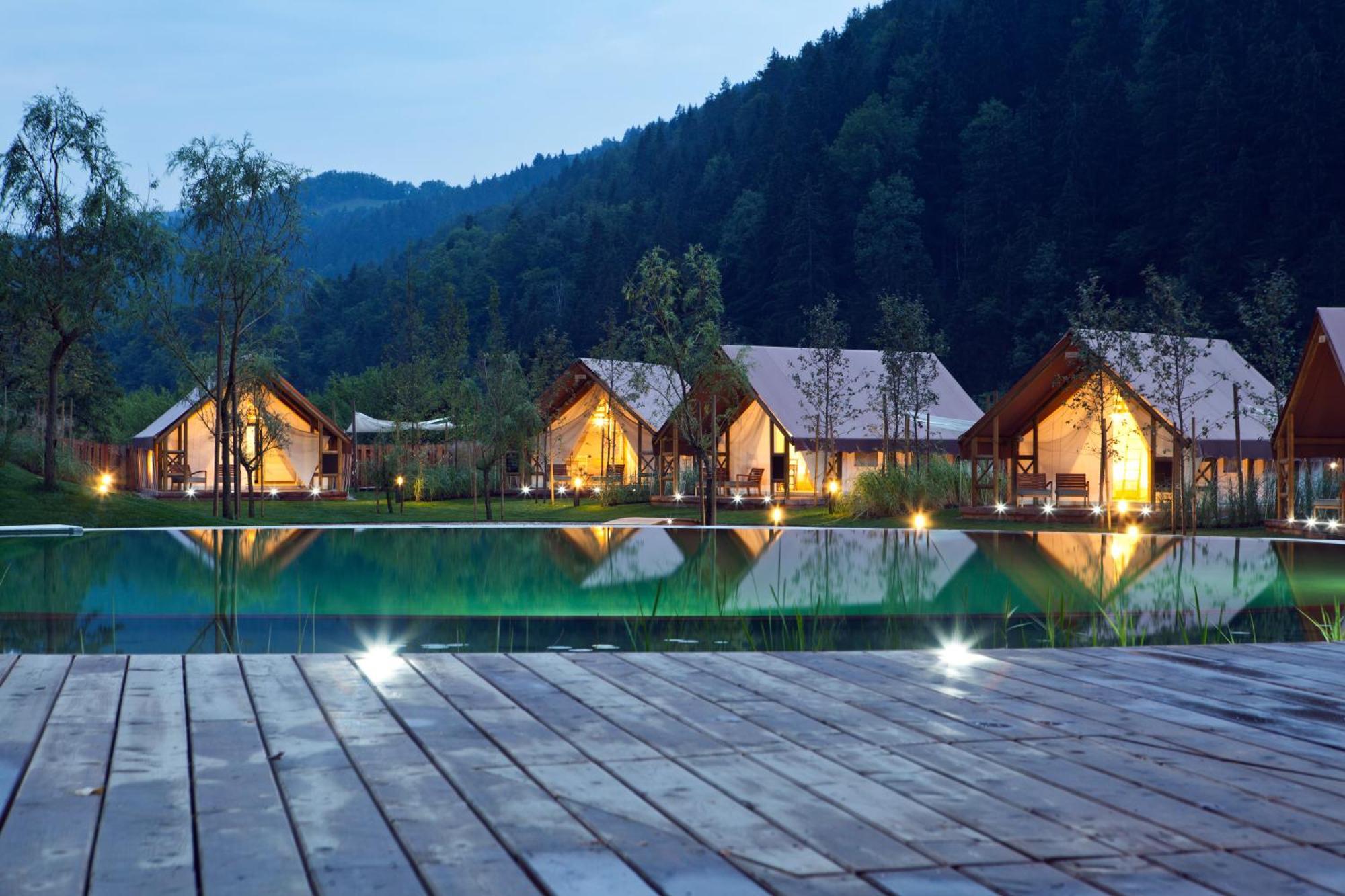 Herbal Glamping Resort Ljubno Ngoại thất bức ảnh