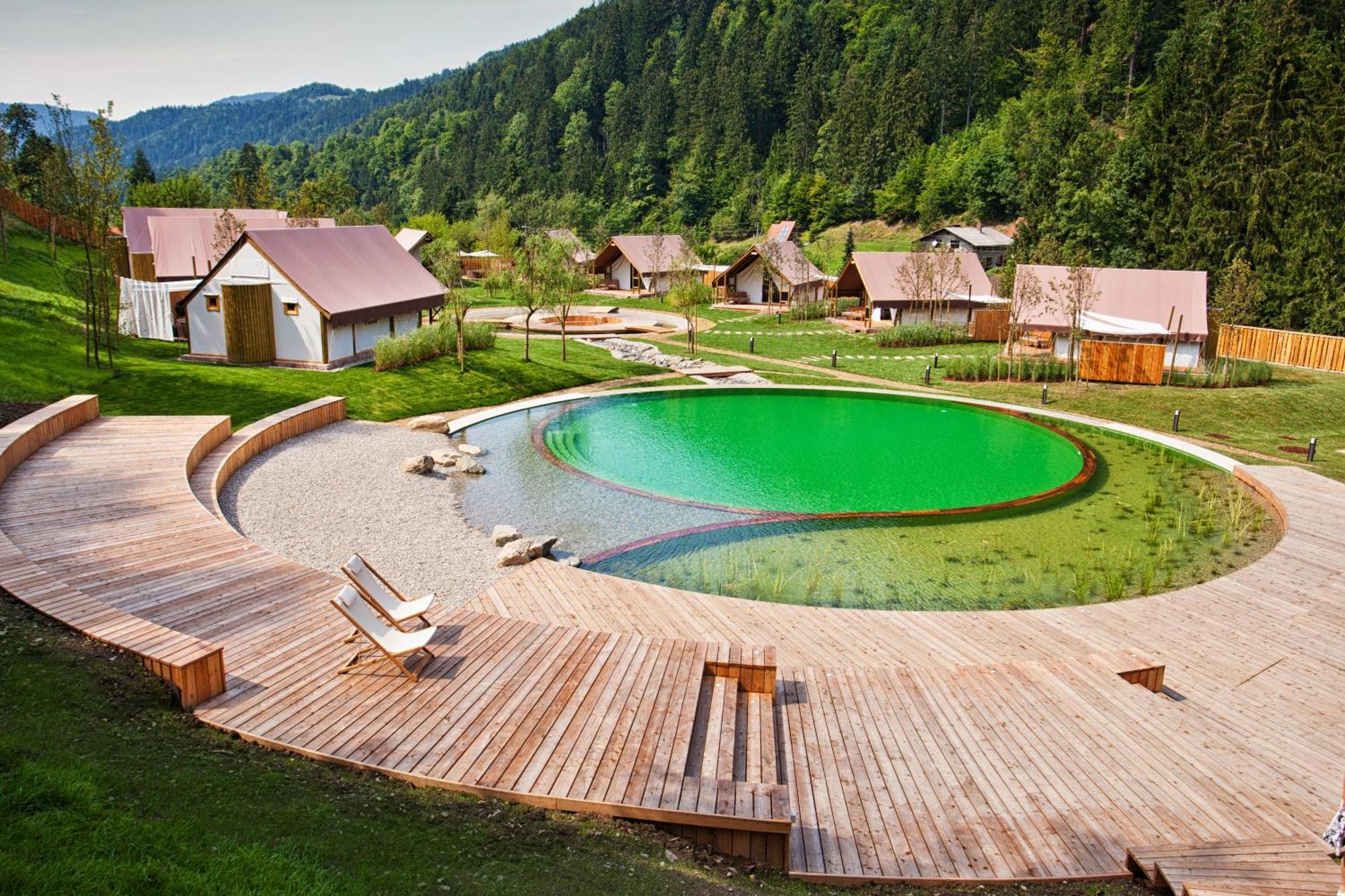 Herbal Glamping Resort Ljubno Ngoại thất bức ảnh